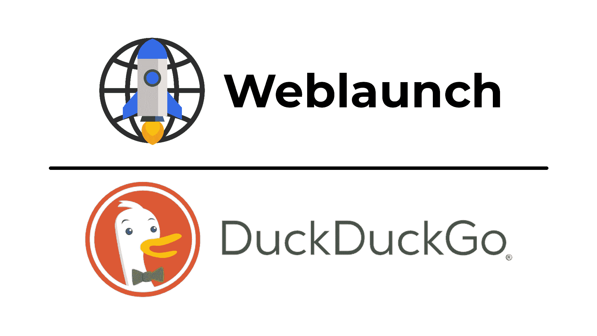 Weblaunch switches to DuckDuckGo