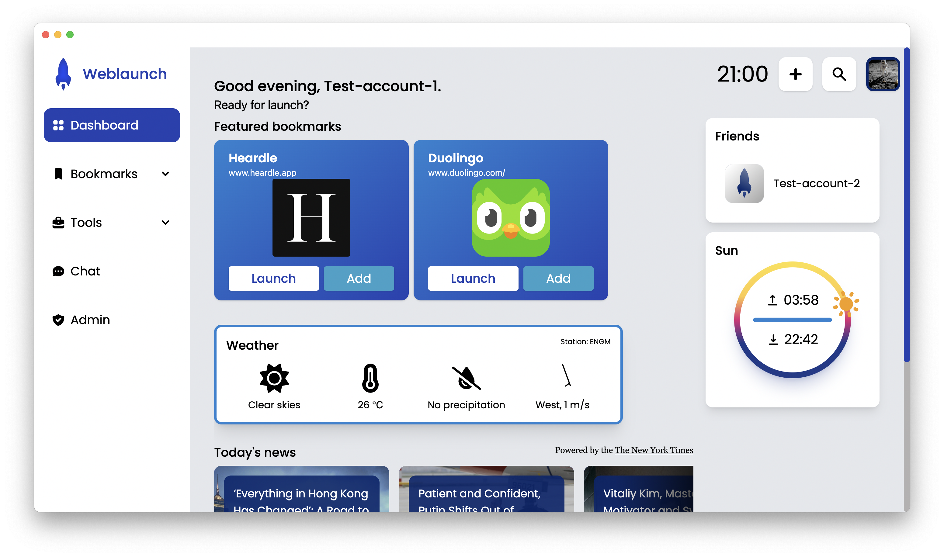 Dashboard Widgets